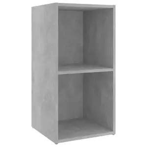 Berkfield TV Cabinets 2 pcs Concrete Grey 72x35x36.5 cm Engineered Wood