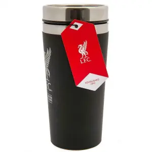 Liverpool FC Executive Travel Mug Black/Silver (One Size)