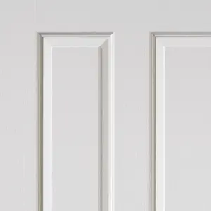 Canterbury White Internal Fire Door - Grained