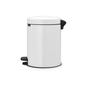 Brabantia NewIcon 3 Litre Soft Closing Pedal Bin White