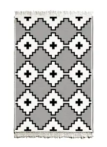 Rozi Karo Collection Kilim Rug (Double-Sided)