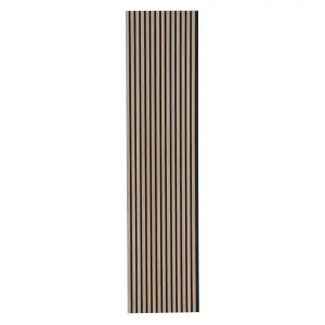 FN Acustico Walnut veneer Acoustic panel (L)2400mm (W)572.5mm, 7.2kg