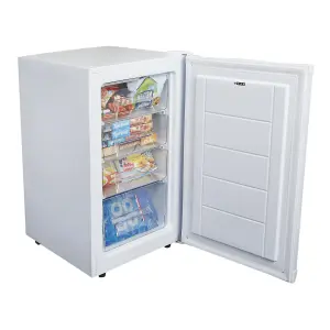 SIA UCF50WH 50cm White Freestanding Under Counter Freezer 80L