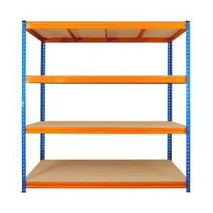 4 Tier ULTRA HEAVY DUTY Storage Racking 1800h x 1800w x 600d mm 350kg