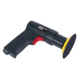 Sealey Air Polisher 75mm Mini With Adjustable Speed Control - Black SA722