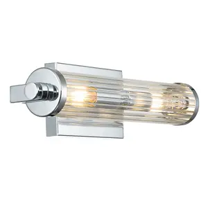 Luminosa Kichler Azores Bathroom Wall Lamp Polished Chrome, IP44