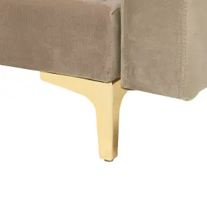 Armchair ABERDEEN Velvet Sand Beige