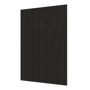 GoodHome Verbena Matt charcoal shaker Standard End panel (H)870mm (W)590mm