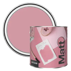 Rust-Oleum Washable Matt Wall Paint - Dusky Pink 2.5L