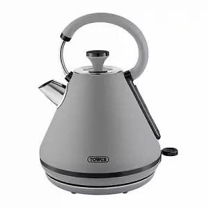 Tower Sera Kettle & 4 Slice Toaster Set Grey