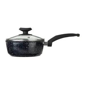 Maison by Premier Stoneflam Saucepan with Glass Lid - 16cm