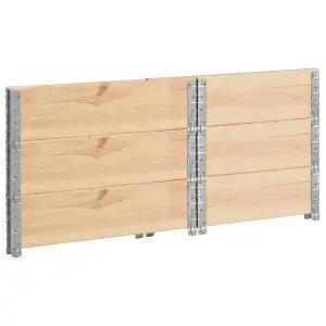 Berkfield Raised Beds 3 pcs 60x80 cm Solid Pine Wood (310049)