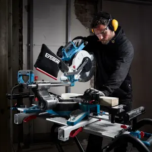 Erbauer 1800W 220-240V 254mm Corded Sliding mitre saw EMIS254S