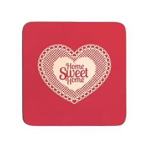 Maison by Premier Home Sweet Home Coasters Cork - Set of 4