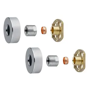 Round Bar Valve Easy Plumb Fixing Kit For Exposed Thermostatic Shower Valve Tap