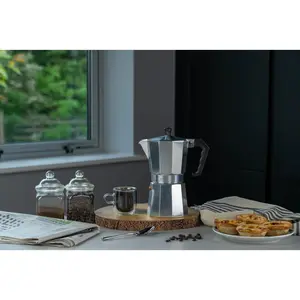 Café Olé Aluminium Espresso Maker for Ground Coffee 3L