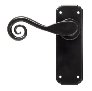 From The Anvil Black Monkeytail Lever Latch Set