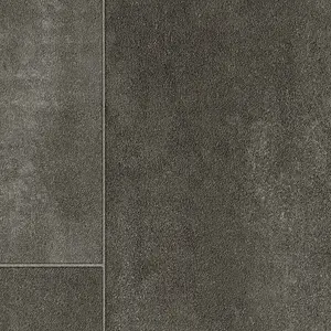 Grey Modern Tile Effect Anti-Slip Vinyl Flooring for Home, Shops, Offices, 2.8mm Thick Vinyl Sheet-3m(9'9") X 3m(9'9")-9m²