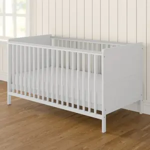  Cot Bed with Mattress White