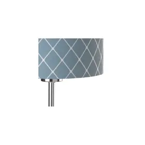 Luminosa Noah Table Lamp With Round Shade, Blue