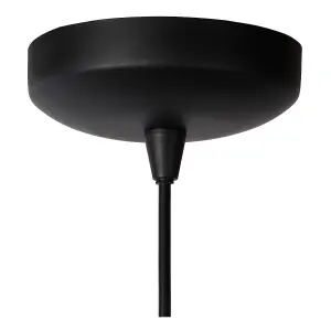 Lucide Dikra Modern Pendant Light 40cm - 1xE27 - Black