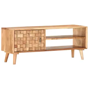 Berkfield TV Cabinet 100x35x40 cm Solid Acacia Wood