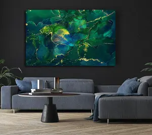 The Algae Coloured Waters Canvas Print Wall Art - Medium 20 x 32 Inches