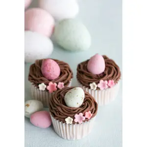 Easter Cupcakes by RuthBlack - Wrapped Canvas Print 76cm H x 51cm W