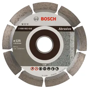 Bosch Professional Abrasive Diamond Cutting Disc - 125 x 22.23 x 6 x 7 mm Standard