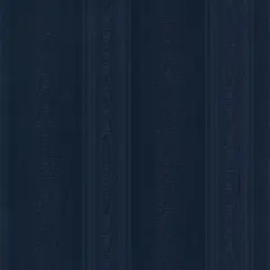 Galerie Simply Silks 4 Navy Medium Moire Stripe Embossed Wallpaper