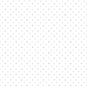 Galerie Pretty Prints Blue/Beige Lulu Spot Motif Wallpaper Roll