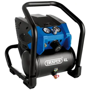 Draper D20 20V Compressor, 4L (Sold Bare) 08093