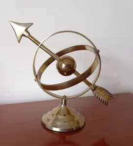 Armillary Sphere Globe Desk Top Brass Ornament Sculpture