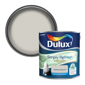 Dulux One coat Pebble shore Matt Emulsion paint, 2.5L