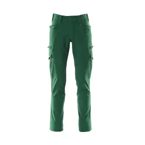 Mascot Accelerate Ultimate Stretch Trousers with Thigh Pockets - Green   (33.5) (Leg Length - Regular)