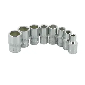 Silverline - Socket Set 1/4" Drive Metric 6pt 8pce - 5 - 13mm