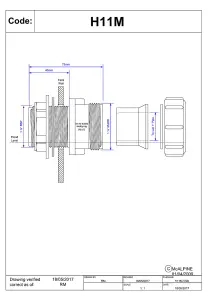 McAlpine H11M Multifit Straight Tank Connector