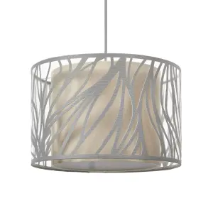 Harbour Studio Toni Grey Laser Cut Light shade (D)35cm