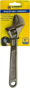 Heavy Duty Adjustable Wrench Spanner Pipe Plumbers Handle Hand Tool Strong 8 Inch