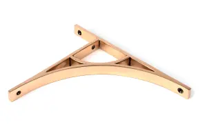 Polished Bronze Tyne Shelf Bracket (260mm x 200mm)