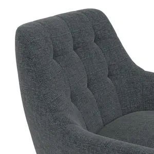 Brayden Upholstered Accent Chair Charcoal