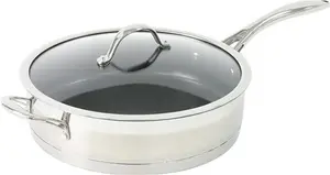 Procook Professional Stainless Steel - Saute Pan & Lid - 28cm