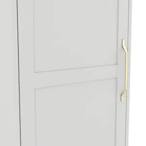 AUSTEN WHITE SINGLE DOOR WARDROBE