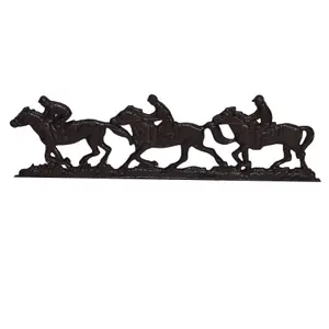 Racing Race Horse Coat Jacket Hanger Rack 4 Hooks Pegs Stable Wall House