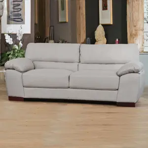 Westbrook 3 Seat Fabric Sofa - Smoke