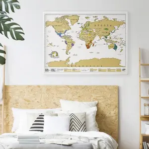 Scratchmap Personalised Map of the World