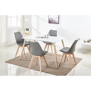 Nero Upholstered Dining Chair (Set of 6) Grey