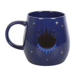 Something Different All Seeing Eye Heat Changing Mug Blue (One Size)