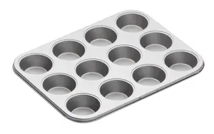 KitchenCraft Non-Stick Twelve Hole Bake Pan