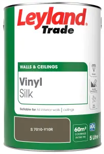 Leyland Trade Vinyl Silk Walls & Ceilings Emulsion Paint (S 7010-Y10R) - 5L